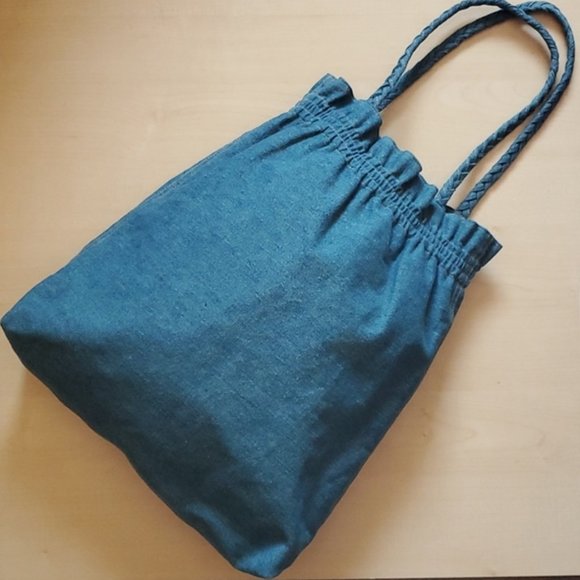 Denim Boho Tote Shoulder  Carry All Bag - Picture 1 of 14